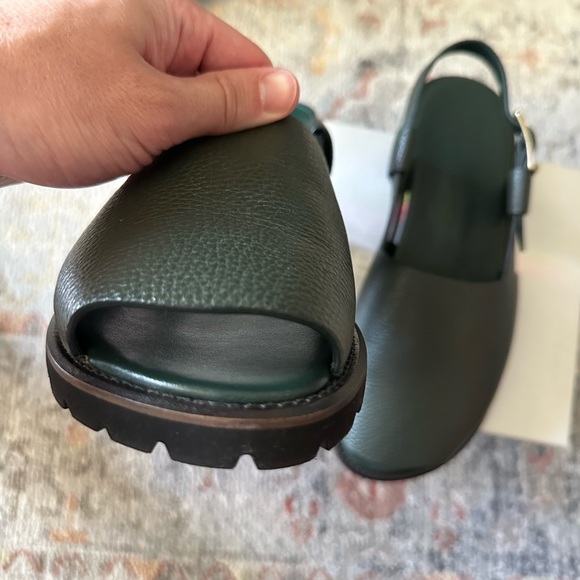 Manolo Blahnik men’s sandals size 42EU green color